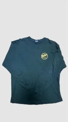 ダークグリーン 長袖Tシャツ Pee Boys