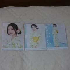乃木坂46 寺田蘭世 浴衣 生写真 3種コンプ