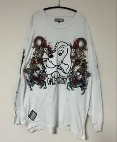 GALFY ガルフィー 龍 麒麟 疾風怒濤 ロンT 白 L 豪華和柄刺繍のサムネイル