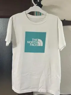 ノースフェイス 150 Tシャツ　ホワイト×ガイザーアクア　NTJ32361のサムネイル
