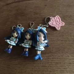 プリキュア5キュアアクアのキーホルダー2種3個セット