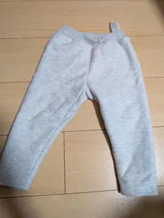 無印　グレー 　裏起毛　無印良品　 パンツ 　サイズ80