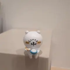 座るナガノのくま　ガチャガチャ　ごはん　キタンクラブ 　自分ツッコミくま
