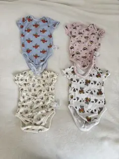 ユニクロ　キャラクター柄肌着4点セット 80cm