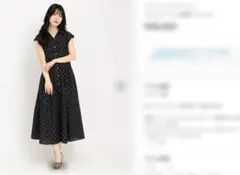 美品・完売品】FRED PERRY ドットワンピース ブラックFUDGE掲載 - メルカリ