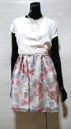 BnuJeloudドレスワンピ38・FOREVER21ボレロS2点セット状態良品