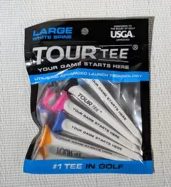 TOUR TEE LARGE WHITE SPINE ゴルフティー 5本入 新品