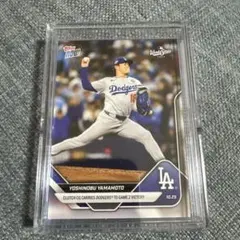 901 topps now 山本由伸 2試合連続完投勝利 ワールドシリーズ WS