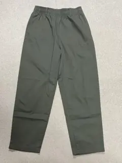 GU ジーユー シェフパンツ M オリーブ カーキ