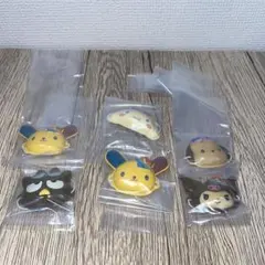 サンリオミニチュア　おめんコレクション　こんがりビーチバージョン 6個セット