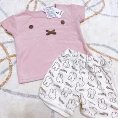 【新品】女の子95夏服半袖セットアップミッフィー