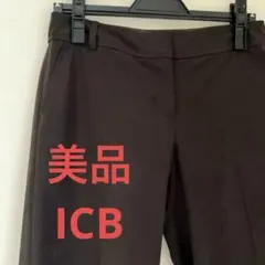 美品　ICB 4サイズ ダークブラウン ハーフパンツ