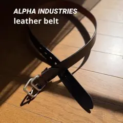 ALPHA INDUSTRIES レザー ベルトのサムネイル