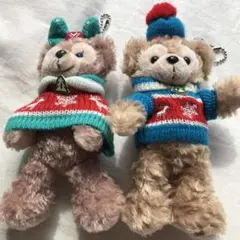 ダッフィー　シェリーメイ　ぬいぐるみバッジ