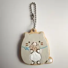 스밋코구라시 쿠키 매력 코트 고양이 매력 키 체인