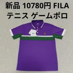 FILA フィラ テニスウェア 半袖ポロシャツ VM5602紫 メンズM新品 FILA フィラ テニスウェア 半袖ポロシャツ VM5602紫 メンズM新品