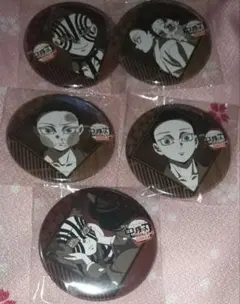 猗窩座 狛治 恋雪 狛恋 缶バッジセット 鬼滅の刃お楽しみくじ ダイニング