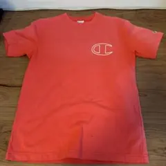 Champion オレンジ Tシャツ Lサイズ NEW YORK