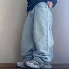 00s ZARA 極太 buggy denim pants y2k 平成 人気