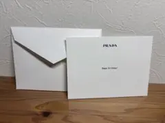 PRADA バースデーカード