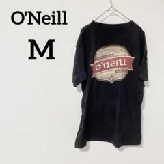 O'Neill 【M】クラシックフィット 半袖Tシャツ　ブラック　黒　プリント