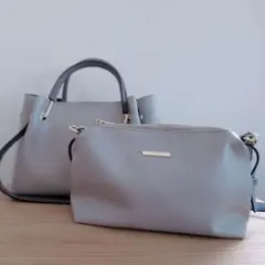 【美品】RODE SKO　ハンド/トート/ショルダー　バッグ　4WAY　グレー