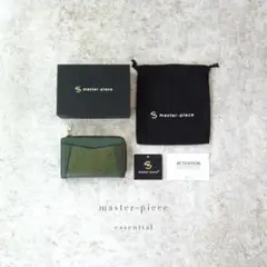 新品 master-piece essential レザーショートウォレットのサムネイル
