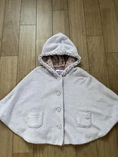 bebe reduction フード付きポンチョ アウター