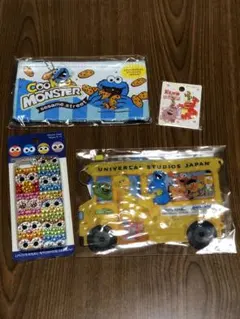 セサミストリート USJ ポーチ チャームセット iPhoneケース