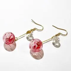 HARIO ランプワーク金魚 ピアス アートアクアリウム限定 ほぼ未使用