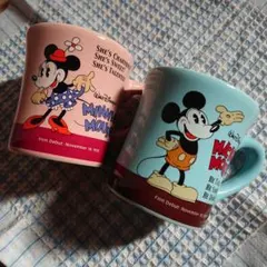 ミッキー&ミニー ペアマグカップ
