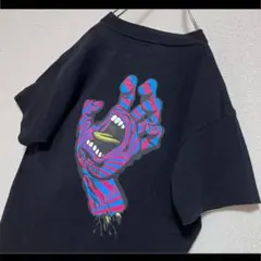 SANTA CRUZ サンタクルーズ Tシャツ 半袖 ブラック 背面でかロゴ Sのサムネイル