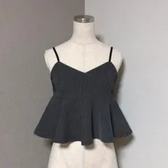 リップサービス ストライプ ペプラム キャミのサムネイル