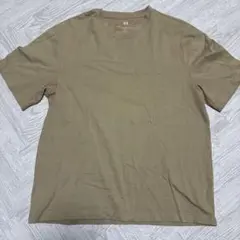 H&M ヘビーウェイト Tシャツ ベージュ Sサイズ　メンズ　無地