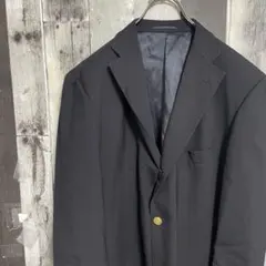 XL　JPRESSジェイプレス　紺ブレ　金ボタン　テーラードジャケット　ブレザー