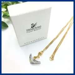 SWAROVSKI スワロフスキー ネックレス いかりモチーフ　ゴールド