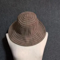 【美品】夏用帽子　レディ―スハット　アウトドアハット