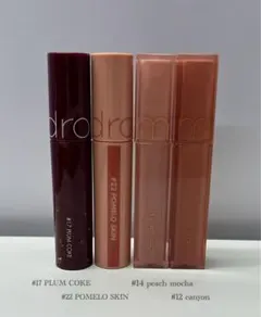 ロムアンド　リップティント4本セット