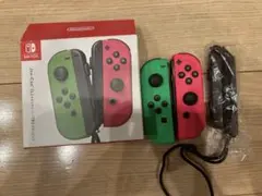 Nintendo Switch Joy-Con グリーンとピンク 半ジャンク品