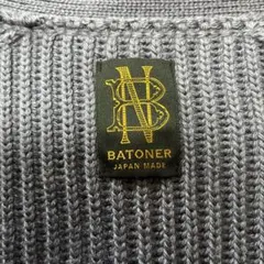 BATONER ネイビー ニットカーディガンのサムネイル