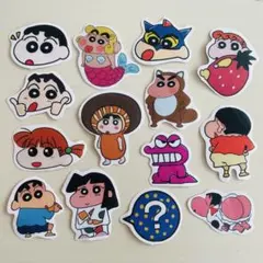 クレヨンしんちゃん　ステッカー　シール　14枚　かわいい　紙素材　③