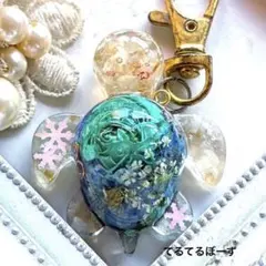 No.322オルゴナイト ホヌ　オブシディアン・シトリン