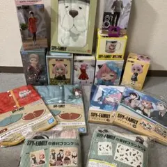 SPY×FAMILY フィギュア・マグカップ　ブランケット　など15個セット