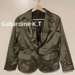 Gabardine K.T ギャバジンケーティー　テーラードジャケット シルク混