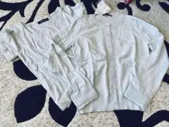 クイーンズコート★ライトブルー カーディガン・トップス セット★新品 2