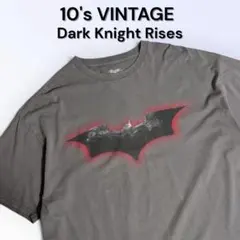 10sビンテージ映画ダークナイトライジングオフィシャルTシャツバットマンムービー