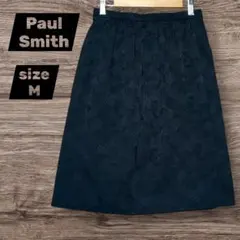 ポールスミス　Paul Smith　ジャガードスカート　黒　ブラック　38　Mのサムネイル