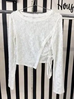 SHEIN レースシャーリングトップス　タグ無し