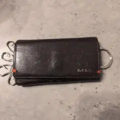 Paul Smith ダークブラウン レザーキーケース