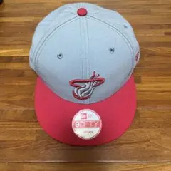 cho!様NEW ERA ヒート 9FIFTY キャップ グレー×レッド